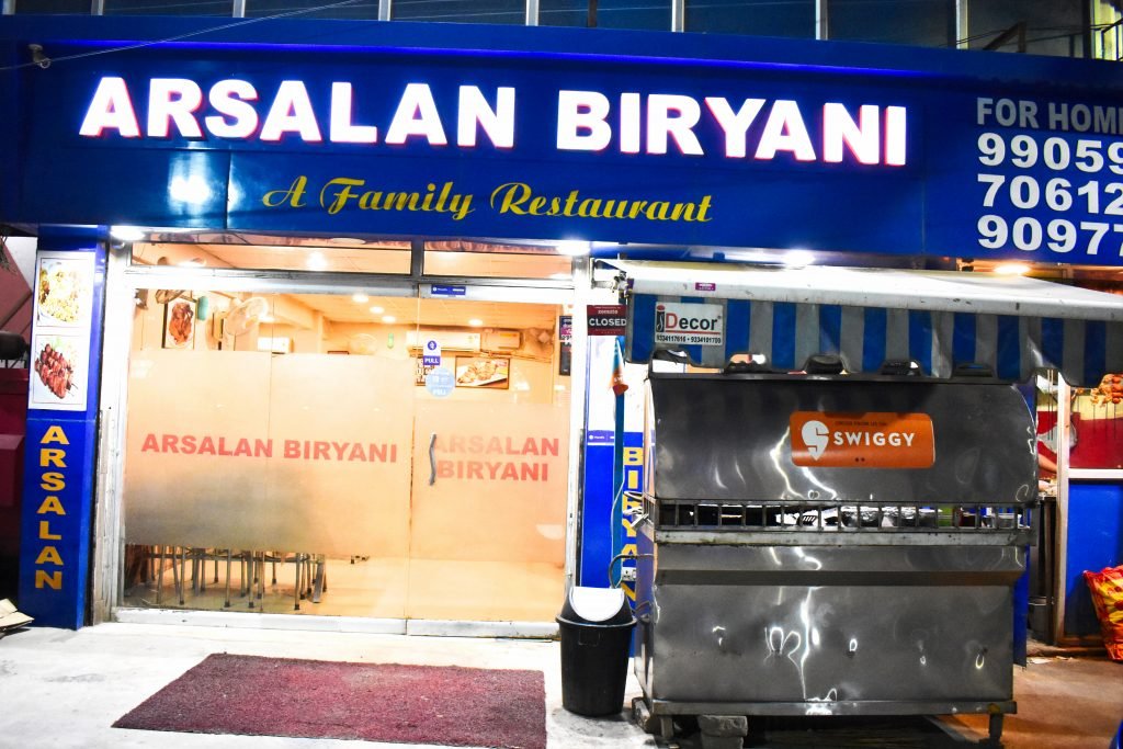 arsalan biryani anisabad front